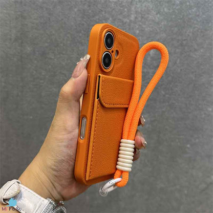 Phone Case：Textured Phone Case With Card Holder